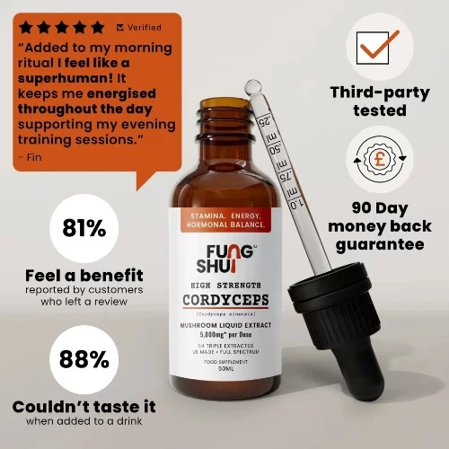 FungShui - High Strength Cordyceps Premium Mushroom Tincture Liquid Extract — image 2