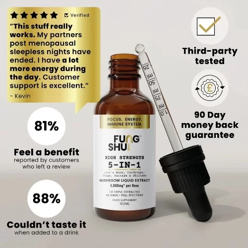 FungShui - High Strength Multi Mushroom Tincture Liquid Extract — image 2