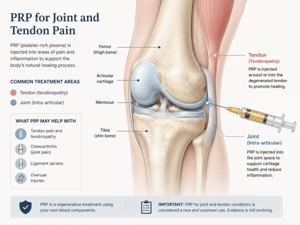PRP for Menopausal Joint and Tendon Pain